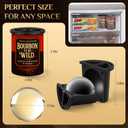 Clear Ice Ball Maker, 2.5" Large Round Ice Cube Mold for Whiskey