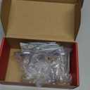 VIS'V Wreath Hanger, Large Suction Cup Wreath Hooks with Wipes, Heavy Duty, 22 LB Capacity, Removable and Reusable, Clear, 8 Pcs