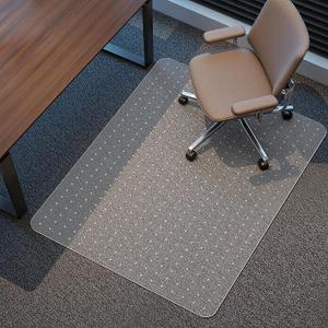 Kuyal Office Chair Mat for Carpet, 46"x60" Clear Heavy Duty Computer Chair Mat, Under Desk Protector Carpeted Floors Mat, Easy Chair Movement,Ship Flat