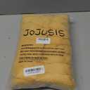 JOJUSIS Pack of 2 Faux Fur Plush Decorative Throw Pillow Covers Couch Cushion Case Soft Pillowcases (Mustard Yellow, 24 x 24-Inch)