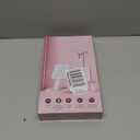 Travel Mirror with Lights, 1500mAh Rechargeable, Double-Sided 10X/1X Magnification, 3 Color Lighting, Smart Touch Dimming, Precision Tweezers, Lighted Makeup Mirror for Desk, Trip, Home, Office, Black