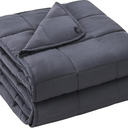 yescool Weighted Blanket for Adults (20 lbs, 60” x 80”, Grey) Cooling Heavy Blanket for Sleeping Perfect for 190-210 lbs, Queen Size Breathable Blanket with Premium Glass Bead, Machine Washable