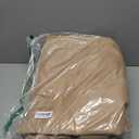 ULTCOVER Round Patio Furniture Cover - Outdoor Waterproof Table with Chair Set Cover 92 inch, Brown