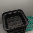 Catch Basin with Grate 15 x 15 x 15 Inch Square Large Catch Basin for Drainage with Debris Basket French Drain Without Reserved Hole for Yard, Downspout, Lawn, Municipal Pipeline (Green,black)