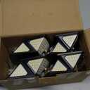 Aootek New Solar Motion Sensor Lights 120 LEDs with Lights Reflector,270 Wide Angle, IP65 Waterproof, Step Lights for Front Door, Yard, Garage, Deck (Black, Daylight White, 8-Pack)