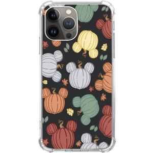 Cute Halloween Pumpkin Phone Case Compatible with iPhone 14 Pro, Trippy Hippie Color Pumpkins Cover for Men Girls Women Boys, Shockproof Protective TPU Case for iPhone 14 Pro