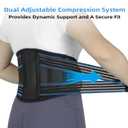 Back Brace for Lower Back Pain Relief - Adjustable Breathable Lumbar Support Belt with 6 Reinforced Steel Stays for Men & Women, Sciatica, Herniated Disc, Scoliosis & Muscle Support (Black, Small)