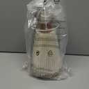 Ziqqeelam Wood Grain Small Table Lamp, Cute Table Lamp, Pleated Table Lamp, Wooden Bedroom Lamps for Nightstand, Small Scalloped Lamp Shade Table Lamps for Small Spaces for Bedroom,Living Room