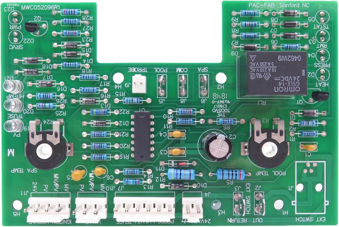 470179 Electronic Thermostat Circuit Boardfor Pool and Spa HeatersCompatible with Pentair MiniMaxPowerMax