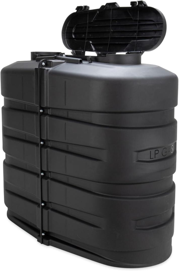 Camco 50512 Double RV Propane Tank Cover - 30 lb., Black