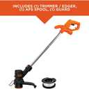BLACK+DECKER String Trimmer and Weed Wacker, Electric Corded Weed Eater, 13-Inch Cutting Deck, 4 Amp Motor, Lightweight (BEST935), One Size