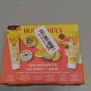 Burt's Bees Mothers Day Gifts Ideas, Tips and Toes Kit, 6 Travel Size Products - Pomegranate Moisturizing Lip Balm, 2 Hand Creams, Foot Cream, Cuticle Cream, and Hand Salve