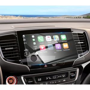 2019-2024 2025 Passport Screen Protector for Honda Passport (EX-L/TrailSport/Black Edition/Elite/Touring) 8-inch Touch Screen, 9H Tempered Glass 2025 Passport Accessories HD Transparent 8"