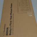 My First Year Photo Frame,12 Months Baby Picture Frame for Newborn Girl,Boy-Baby Shower Gifts Keepsakes,Monthly Baby's One Year Birthday Milestone,1st Nursery Photo Collage Display Board(Alpine White)