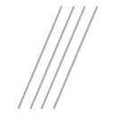 uxcell 5mm x 450mm 304 Stainless Steel Solid Round Rod for Drift Punches DIY Craft Model Plane Model Ship Model Cars - 4pcs