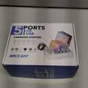 MSTJRY Charging Station for Multiple Devices : 5 Port Multi USB-A Charger Stations Multi-Device Organizer Charging Dock Designed for iPhone iPad Cell Phone Tablets (7 Short Cables Included), Gray