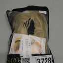 Sofeiyan 13" Ponytail Extension Long Curly Ponytail Clip in Claw Hair Extension Natural Looking Synthetic Hairpiece for Women, Light Blonde mix Bleach Blonde Evenly