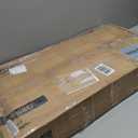 VASAGLE Bar Cart Black, Home Bar Serving Cart, Cart with 2 Mirrored Shelves, Holders, Glass Holders, for Kitchen, Dining Room, Black ULRC090B62