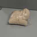 Oatmeal Lace Patchwork Waffle Short Sleeve Plus Size Top Size M