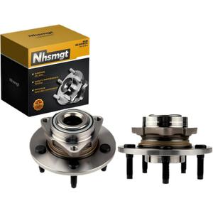 515072 Front Wheel Hub Bearing Assembly Compatible with Ram 1500 2002 2003 2004 2005 2006 2007 2008 Non-ABS 5 Lugs 2pcs