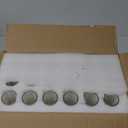 18 PCS Hurricane Glass Candle Holder (H:16" D:2"),Glass Cylinder Candle Holder for Taper Candles, Bottomless Open Ended Glass Hurricane Candle Holder Tube Shade, Open Flame Candle Chimney Tube Cover