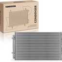 A-Premium Air Conditioning A/C Condenser Compatible with Hyundai Santa Fe 2010-2012 & Kia Sorento 2011-2015, 2.4L 3.3L 3.5L