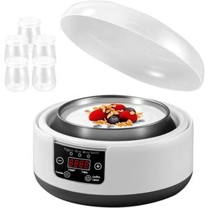 36 Hour Yogurt Maker,1.2L Automatic Digital Yoghurt Maker Machine,Lcd Display with Constant Temperature,Multi-Function Probiotic Yogurt Maker with Temperature Control, (White) 36 Hour Yogurt Maker,1.2L Automatic Digital Yoghurt Maker Machine,Lcd Display with Constant Temperature,Multi-Function Probiotic Yogurt Maker with Temperature Control, (White)