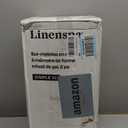 Linenspa Memory Foam Mattress Topper - 2 Inch Gel Infused Memory Foam - Plush Feel - Cooling and Pressure Relieving - CertiPUR Certified - Dorm Room Essentials - Twin XL Size