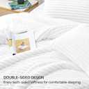 BEDELITE Fleece Twin Comforter Set -Super Soft & Warm Fluffy Bright White Bedding, Luxury Fuzzy Heavy Bed Set for Winter with 1 Pillow case