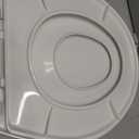 Little2Big Toilet Seat with Built-In Potty Training Seat, Slow Close, Durable Plastic, Made in USA, ROUND, White