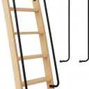 Lesolar Ladder Handrail,Steel Handrails for Loft Ladders Size: 51”Length