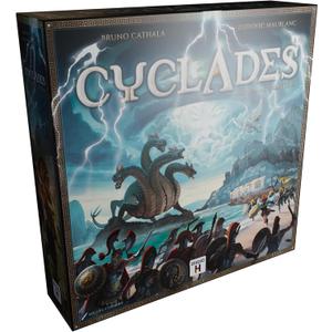 Cyclades | Epic Mythological Greek Strategy Game for Teens & Adults | Classic Auctioning & Area Control Board Game | 1v1, Competitive, or Team Modes | Ages 14+ | 2-6 Players | 60-90 Minutes