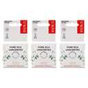 RADIUS Dental Floss, Natural Floss, Unscented Silk, 33 Yards, Compostable & Non-Toxic Oral Care Designed to Help Fight Plaque, Pack of 3