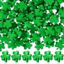 ShinyRelief Mini Resin Clover for St. Patrick's Day Miniature Shamrock for DIY Craft Tiny Resin Clover DIY Good Lucky Making St. Patrick's Day Home Desktop Decor(50 Pcs)