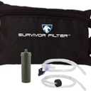 Survivor Filter - Ultra Pre-Filter Kit | USA Tested - Compatible with PRO & PRO X Portable Emergency Water Filters - Removes Bacteria, Parasites, Metals & Chemicals
