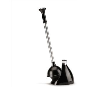Simplehuman Toilet Plunger and Caddy Stainless Steel, Black