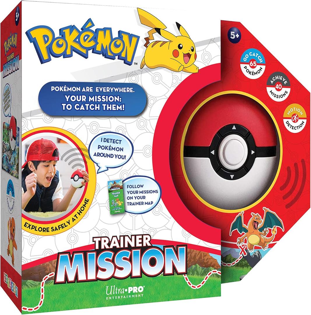 Ultra Pro Pokmon Trainer Mission Toy - Interactive Pok Ball Guessing Game, Fun for Family & Friends, Explore with Pokeball Toy, Learn & Catch Pokmon, Perfect for Board Game Enthusiasts