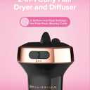 Bellissima Diffon Ceramic Diffuser Hair Dryer for Curly Hair - 2-in-1 Blow Dryer with Diffuser - Reduces Frizz, Defines Curls, Volumizes - Lightweight, Compact, Easy Hold Handle