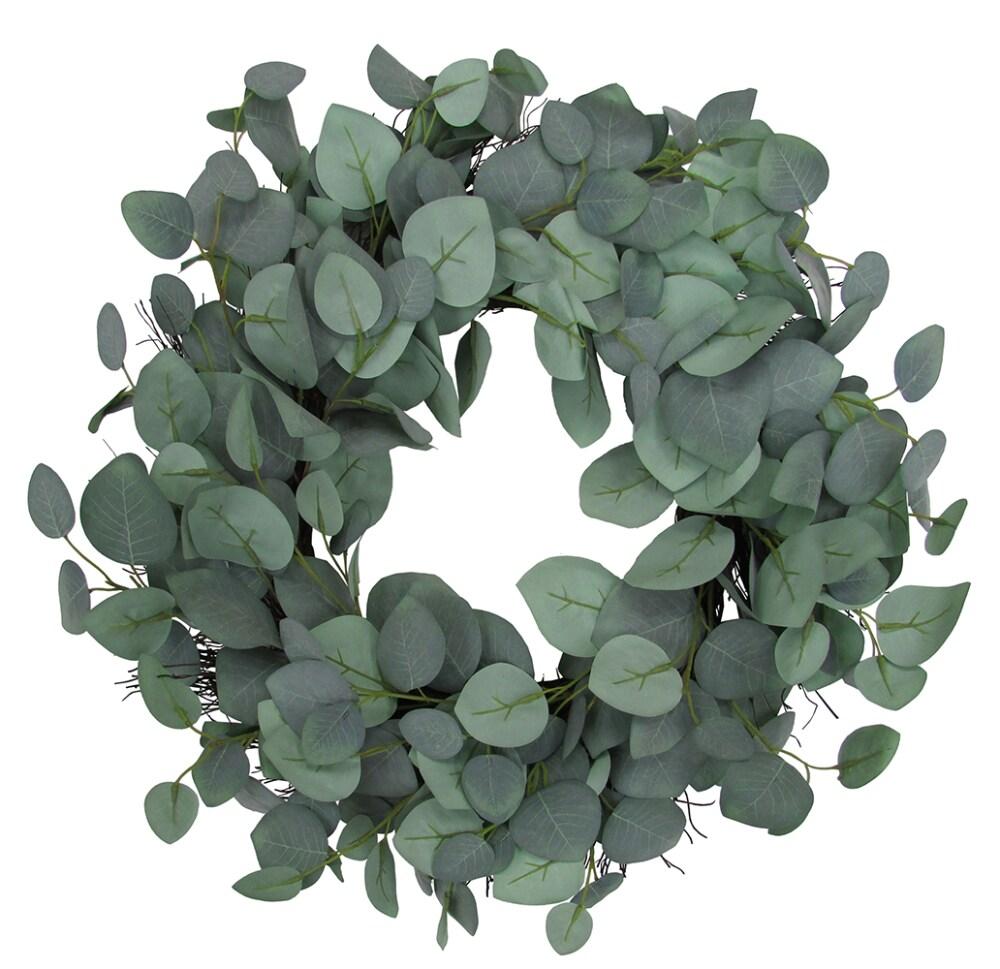 HD Designs Eucalyptus Wreath, 24 in