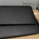 PetLike Boot Tray for Entryway Indoor, Pet Food Mat, 23 x 15.5 inch 2 Packs, Waterproof Heavy Duty Shoe Tray for Indoor and Outdoor, Multi-Purpose Trays for Boots, Shoes, Pets, Garden