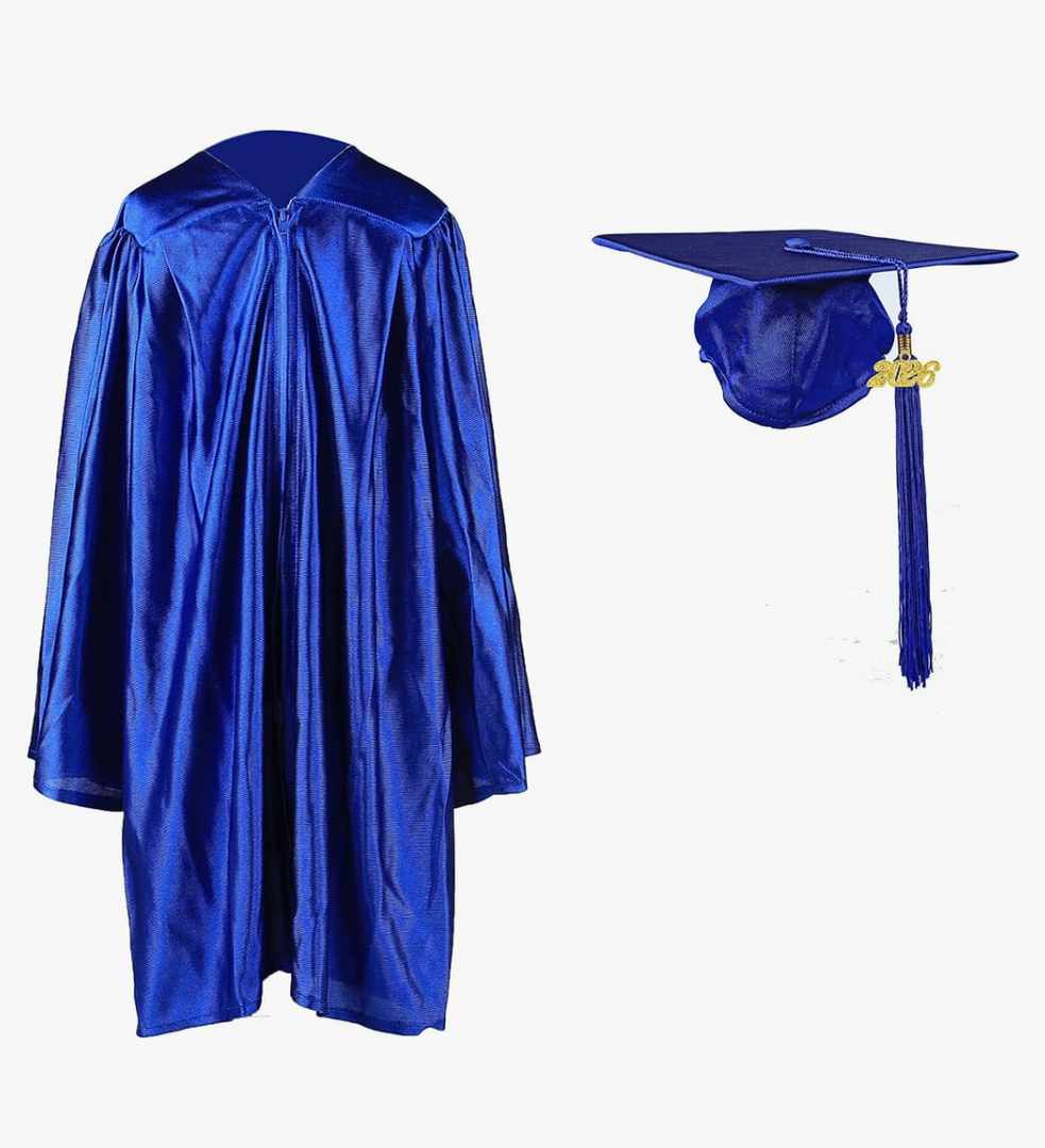 Shiny Kindergarten Graduation Cap and Gown Set 2025 21