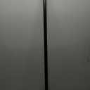 Ivilon Drapery Window Curtain Rod - End Cap Style Design 1 Inch Pole. 48 to 86 Inch Color Black