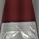 kenke for iPad 11/10th Gen Case with Keyboard 11/10.9 inch 2025 A16/2022, Detachable Wireless Bluetooth Keyboard Case with Right Side Pencil Holder, Backlit White Round Keycaps (Cherry)