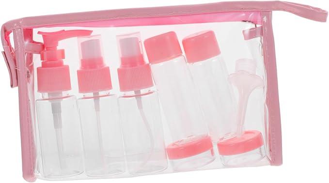Travel Bottle Set, 11PCS Pink Travel Bottles for Toiletries, Travel Accessories, Leak Proof Refillable Squeezable, Empty Containers with Bag for Toiletries, Cosmetic, Shampoo, Conditioner, Lotion
.