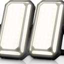 Camping Lantern LED Rechargeable - up to 120+ Hours, 10000mAh Portable Camping Lights with Redlight &12 Light Modes, LCD Display, Dimmable, Waterproof, Camping Lantern for Power Outages Pack of 2