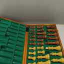 20" Extra Large Folding Chess Set - Walnut Wood Board & Weighted PVC Pieces - Portable Tournament Game for Adults, Travel, Gifts (Perfect for Beginners & Adults)