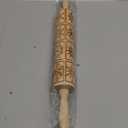 XINBADA Christmas Snowflake Embossed Rolling Pin - Perfect Christmas Baking Supplies for Cookie Decorating, Wooden Rolling Pin for Cookies & Pastries, Christmas Theme Cookie Mold