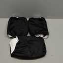 Wegreeco Washable Male Dog Belly Wrap - Pack of 3 - (Black, XX-Large)