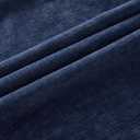 MIULEE Navy Couch Pillow Covers 18x18 Inch, Set of 2 Soft Chenille Decorative Square Throw Pillow Covers Farmhouse for Sofa Living Room Bed