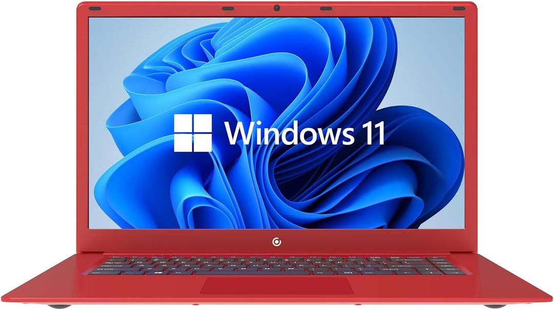 Core Innovations 15.6" Full HD Intel 4GB RAM 64GB SSD Laptop with Windows 11 - Red